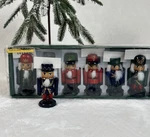 Nutcracker Name Placeholders Kurt Adler Set Of 6 With Box Christmas Vintage. Fixed Price $11.99.