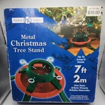 Home Logic Metal Christmas Tree Stand Up To 7. Fixed Price $21.64.