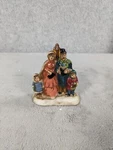 Vintage Ceramic Victorian Family Caroling Christmas Village Tree Ornament 3". Fixed Price $9.98.