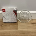 Mikasa Lead Crystal Christmas Carolers Candy Sweet Dish Trinket Tray Brand New. Fixed Price $19.99.