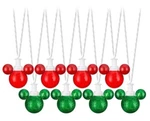 Disney Magic Holiday Glitter Mickey 8 Ct Twinkling Red Green Led String Lights. Fixed Price $27.99.