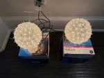 2 Ge Super Sphere Holiday Classics 100 Lights Orb Clear Lighted. Fixed Price $40.00.