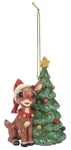 Jim Shore Rudolph Traditions With Christmas Tree Ornament #6010720. Fixed Price $30.00.