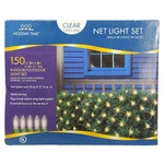 Holiday Time 150-COUNT Clear Net Lights Green Wire 6' X 4' Christmas New. Fixed Price $8.97.