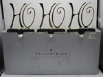 Pottery Barn 3 Stocking Hangers Holders Christmas Silver Tone W/ Box. Fixed Price $33.99.