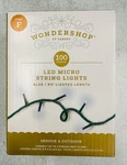 Wondershop 100 Led Micro String Lights Blue Xmas Hanukkah Party Supply Decor. Fixed Price $10.99.