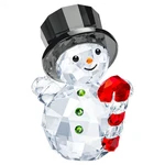 Swarovski Christmas Snowman With Candy Cane #5717265 New In Box Authentic. Fixed Price $159.00.