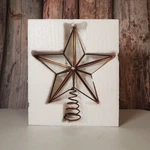 Gejoy 9.8 Inch Glass Star Christmas Topper Farmhouse Ornament. Fixed Price $29.99.