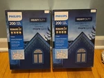 400 Ct Philips Hd Clear Icicle Lights In/outdoor 26 Ft * Sets Of 200 New. Fixed Price $48.99.