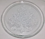 Home Interiors & Gifts Round Christmas Tree Platter 13" #8953BD Original Box. Fixed Price $17.99.