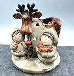 Yankee Candle Christmas Kids W/ Moose Tea Light Tart Burner Holder. Fixed Price $18.69.