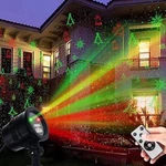 Christmas Laser Lights With Wireless Remote - Red/green Star Projector For Ou.... Fixed Price $42.19.