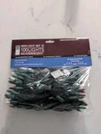 Vickerman Mini Set Features 100 Bulbs 46', Red/white/green. Fixed Price $10.00.