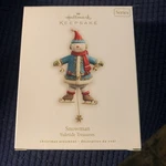 Hallmark Keepsake Christmas Ornaments - Snowman Yuletide Treasures *2008*. Fixed Price $8.00.