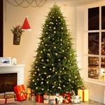 Camden 7.5FT Prelit Christmas Tree With 600 Warm Lights & Metal Stand. Fixed Price $299.99.
