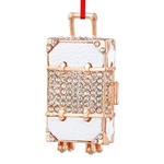 Whatsign Suitcase Christmas Ornament Metal 1.25" X 3", 1-1 White. Fixed Price $13.05.