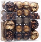 Valery Madelyn 100CT Christmas Tree Decorations Ball Ornament Copper Gold. Fixed Price $79.99.