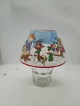 Yankee Candle Jack Frost Snowman Ceramic Christmas Large Shade Topper. Fixed Price $19.99.
