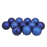 Northlight 12CT Royal Blue Shatterproof 4-FINISH Christmas Ball Ornaments 4". Fixed Price $31.49.