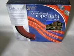 Holiday Time 18' Red Rope Light Cool Touch Chrystallized Indoor Outdoor - New. Fixed Price $12.99.