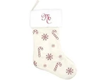 Mariah Carey Official Christmas Satin Embroidered Stocking Pearl. Fixed Price $20.95.
