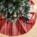 Home Fashions Shimmering Plaid Holiday Christmas Tree Skirt, Round, 48" X. Fixed Price $42.54.