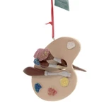 Artist's Painting Palette Christmas Ornament D1571 New. Fixed Price $8.37.