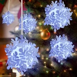 Christmas Snowflake Decorations Solar Garden Lights OUTDOOR,2PACKS White Floatin. Fixed Price $25.27.