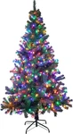 6FT Premium Artificial Christmas Tree With 400 Led Multicolored String Lights (n. Fixed Price $110.99.
