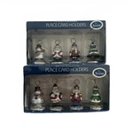 Boston Warehouse Christmas Place Card Holders Snowman Santa Soldier Tree 2 Sets. Fixed Price $23.50.