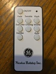 Remote Control Christmas Multi Color Lights 2 Strings Nicolas Holiday Inc. Fixed Price $125.00.
