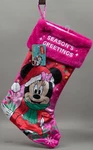 Disney Christmas 20 Minnie Mouse Pink Mrs Claus Suit Stocking Nwt. Fixed Price $29.99.
