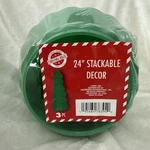 24" Stackable Tree Durable Plastic Diy Viral Winter Christmas Indoor Outdoor New. Fixed Price $29.99.