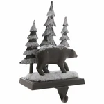 The Christmas Shoppe Glitter Bear Metal Tree Stocking Holder. Fixed Price $49.95.