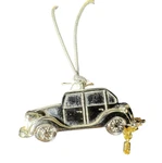 Vintage Silvertone Gloria Duchin Collectible Just Married Car Charm Wedding Cans. Fixed Price $19.99.