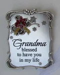 EE1 Grandma Blessed To Have You In My Life Christmas Wishes Ornament Plaque. Fixed Price $9.99.