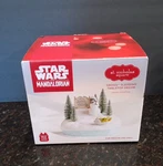 Star Wars The Mandalorian Grogu Sledding Tabletop Decor St. Nicholas Square Nob. Fixed Price $17.99.