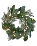 National Tree Company 24" Magnolia Mix Pine Wreath With Led Lights.. Fixed Price $59.49.