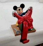 Disney Vtg 1996 Mickey Mouse Christmas Stocking Holder By Santas Best. Fixed Price $20.00.