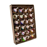 Early Years Mini Reflector Balls Glass Christmas Ornament Set Of 24 GC0284 New. Fixed Price $44.98.