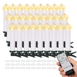 Freepower Flameless Led Taper Candles Battery 30PC, 30PCS(WHITE). Fixed Price $38.76.