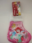 Disney Princes Ariel Cinderella 8" Holiday Christmas Stocking. Fixed Price $5.00.