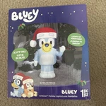 Christmas Airblown Inflatable Santa Hat Bluey, 3.5 Ft Tall,. Fixed Price $29.99.