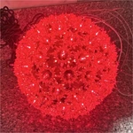 Ge Super Sphere 100 Red Incandescent Christmas String Light 6IN Indoor Outdoor. Fixed Price $15.00.
