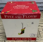 Fitz And Floyd Merry Christmas Dinnerware Plate Mug Cup Set Xmas Tree Holiday. Fixed Price $16.99.
