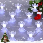 Christmas Decoratiing String Lights, Angel Cherubim 10 Ft 40 Leds With Remote.... Fixed Price $24.04.