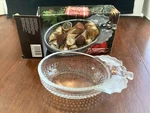 Studio Nova Candy Bowl 6 1/2" Christmas Treasure WX018/950 Clear Japan Boxed. Fixed Price $11.99.