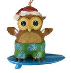 Cape Shore Owl On Christmas Ornament Surfboarding. Fixed Price $10.95.