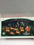 Vtg Santa's World Christmas Sleighreindeer String Lights Set Kurt Adler Works. Fixed Price $39.99.