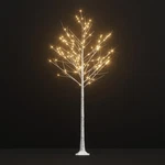 8FT Lighted Birch Twig Tree W/fairy Lights Xmas Holiday Party Decor 150 Led Ul. Fixed Price $50.99.